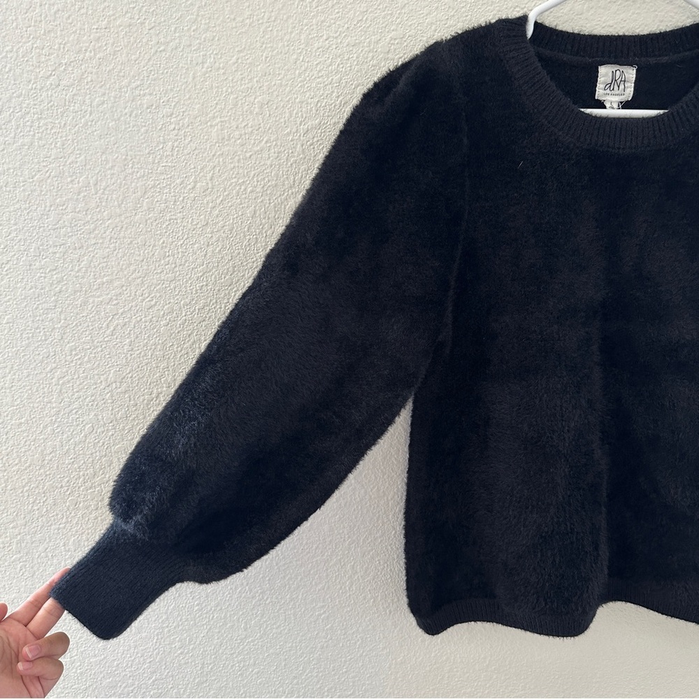 dRA Anthropologie Fuzzy Puff‎ Sleeve Sweater - Coquette Feminine Cozy - L - Picture 7 of 8